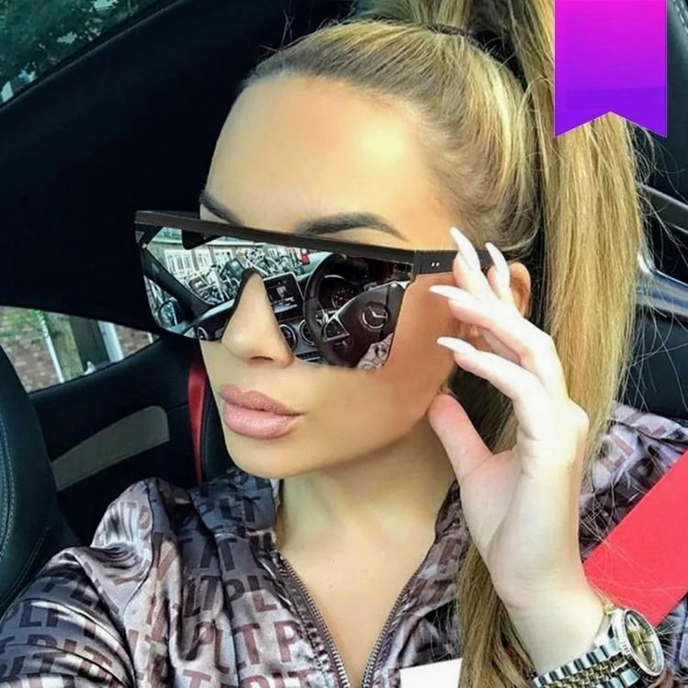 2020 Square Sunglasses Women  Luxury Vintage Brand